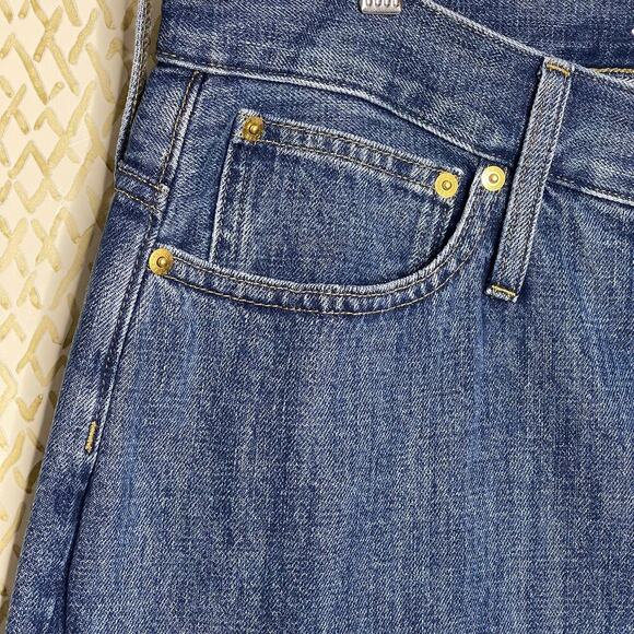 NWT Plus Size J Crew High-Rise Superwide-Leg 100% Cotton Blue Wash Jeans Size 36 - Picture 4 of 11